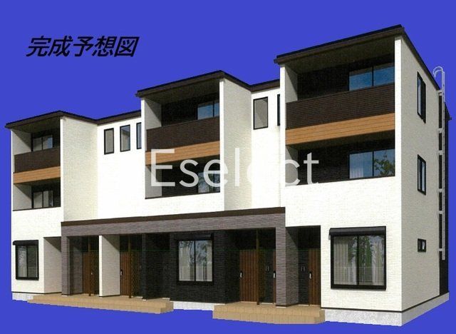 建物外観　２０２６年３月完成予定♪ペット飼育可！都市ガス利用で経済的♪