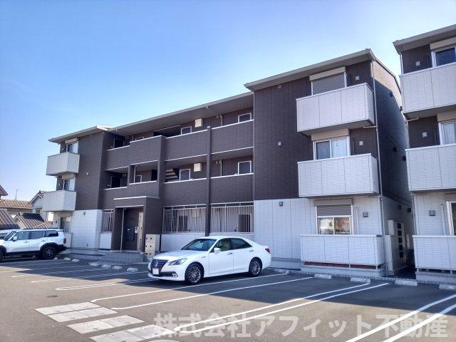 建物外観　D-グレイス　B棟・軽量鉄骨造