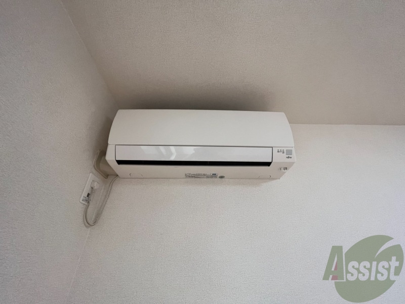 その他設備　エアコンが設置してありますので、寒暖対策もばっちり。