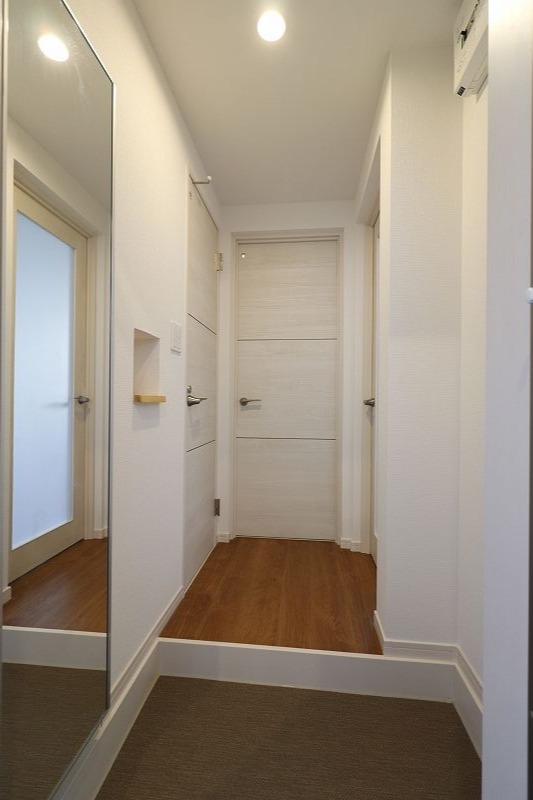 玄関　明るい玄関です