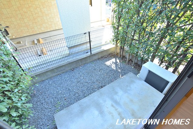 庭　１階の専用庭です。