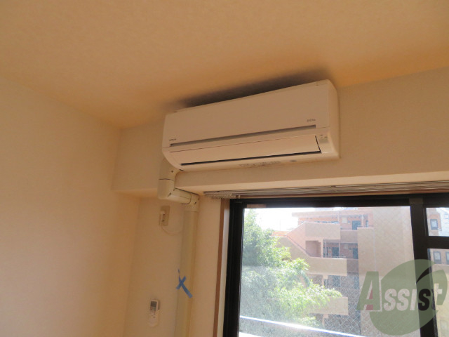 その他設備　エアコンが設置してありますので、寒暖対策もばっちり。