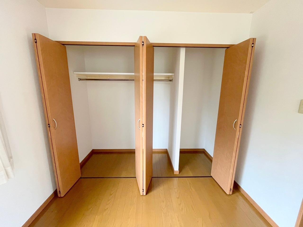 収納　クローゼット　全部屋にスペースがあり豊富