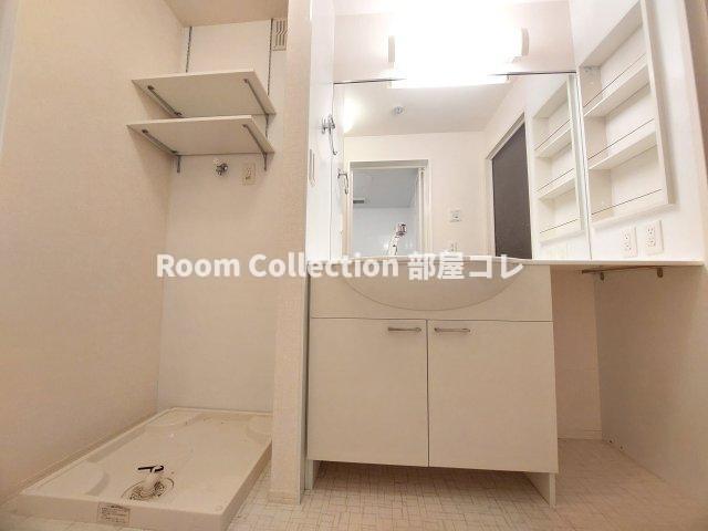 洗面設備　※同物件他部屋写真　反転・色違いの場合有　現状優先