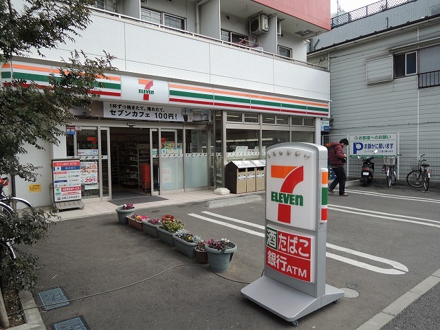 コンビニ　セブンイレブン「横浜大口駅前店」（コンビニ）まで191m