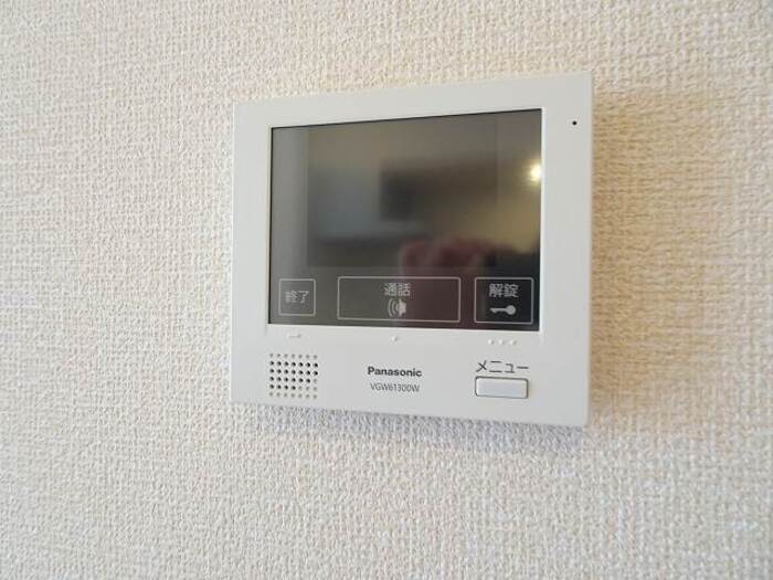 セキュリティ　モニター付きインターホンです