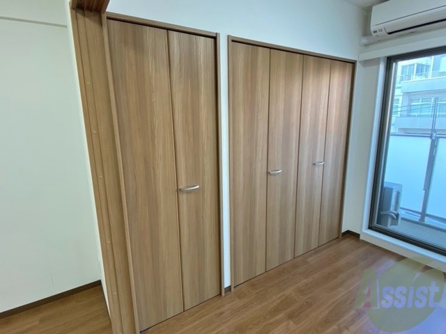 収納　クローゼットがありました。お洋服や荷物はここへ。