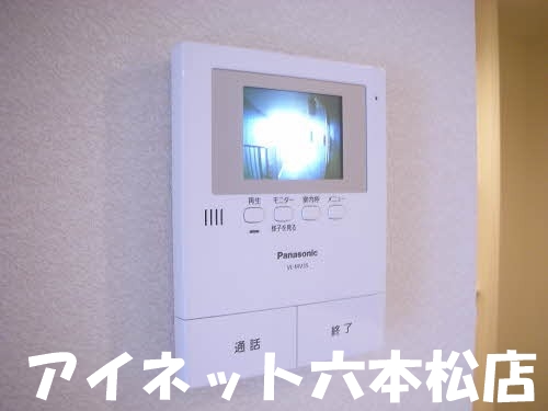 セキュリティ　来客時はこちらで確認できます。