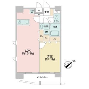 ベルファース川原通の間取り写真