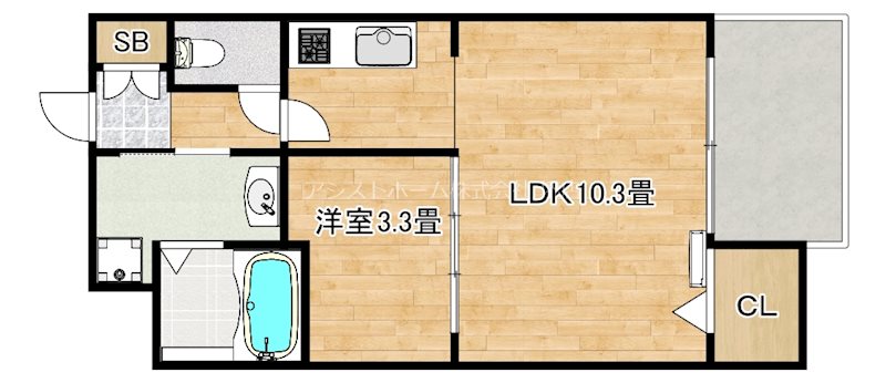 レガシィエビスの間取り写真