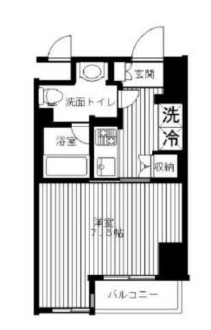 セリーズ門前仲町の間取り写真