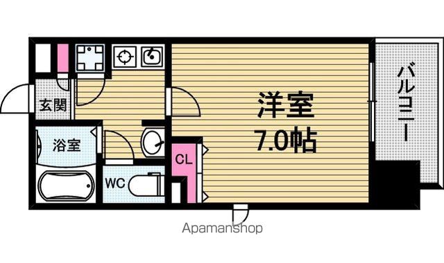 ジュネーゼ大阪城南の間取り写真