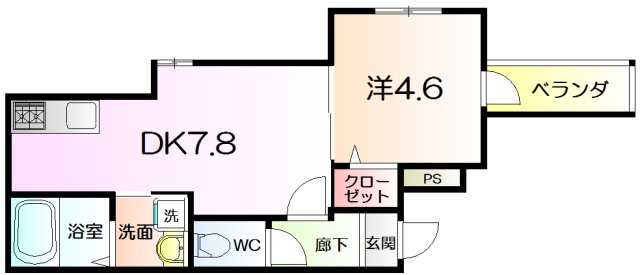 フジパレス堺駅EASTの間取り写真