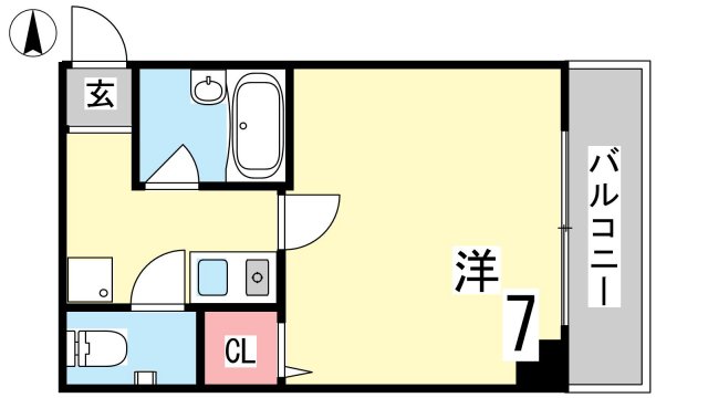 フローラ本山の間取り写真