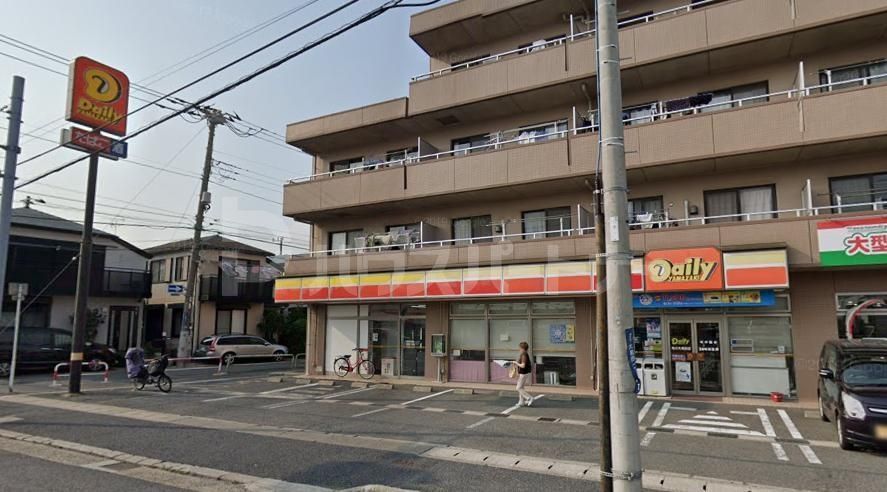 コンビニ　デイリーヤマザキ市川大和田店（コンビニ）まで50m