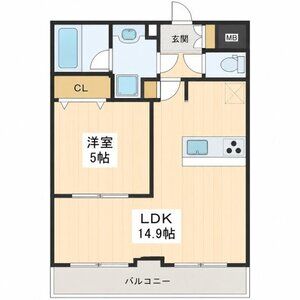LUANA・AIR・RESIDENCE五橋の間取り写真