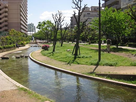 公園　大横川親水公園（公園）まで680m