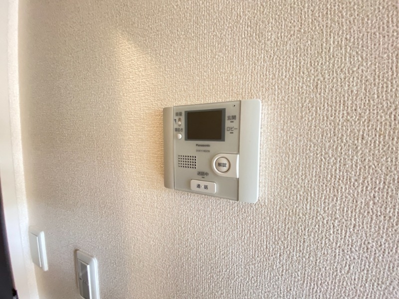 セキュリティ　防犯にも安心モニターホン付き