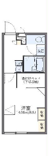 レオパレスピーチハウスの間取り写真