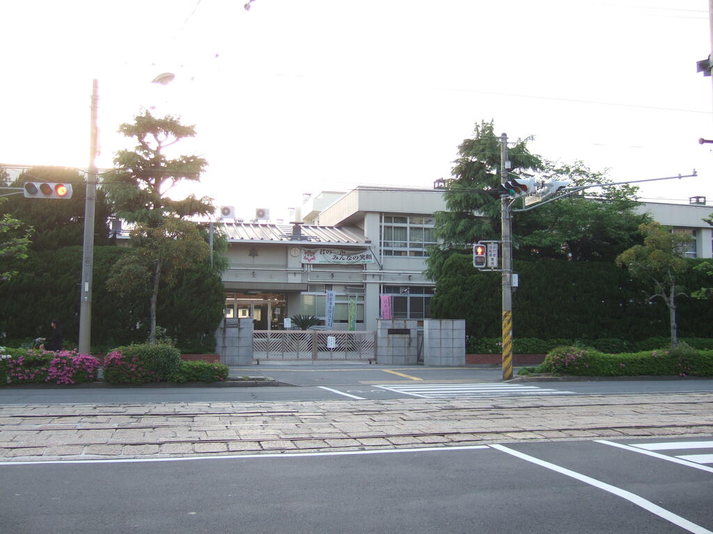 中学校　広島市立江波中学校（中学校）まで427m