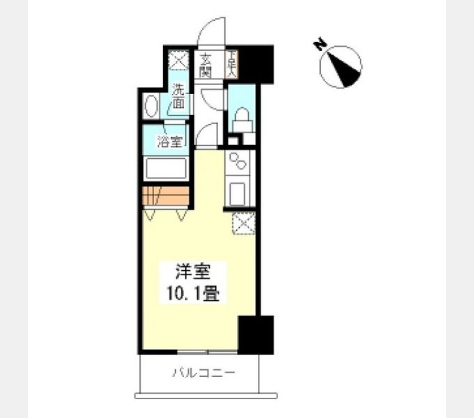 TKフラッツ渋谷の間取り写真
