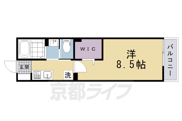 地下鉄烏丸線 北山駅 徒歩30分 3階建 新築の間取り写真