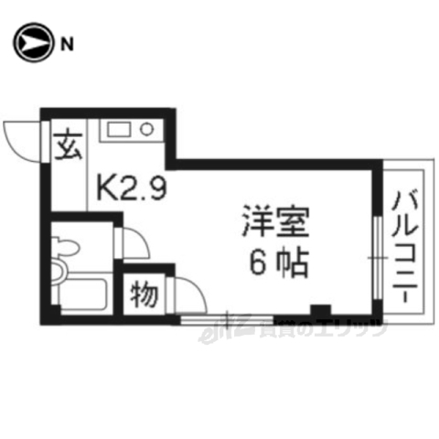 メゾンバーザスの間取り写真