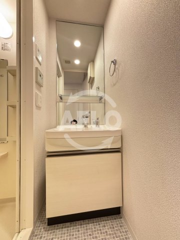 洗面設備　プレサンスタワー難波WEST　洗面所