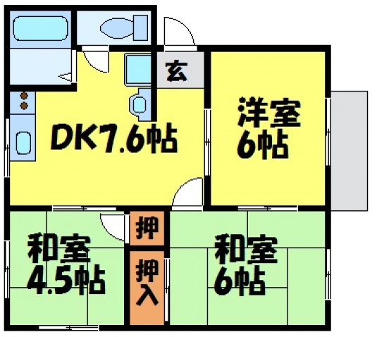 アーバン本庄の間取り