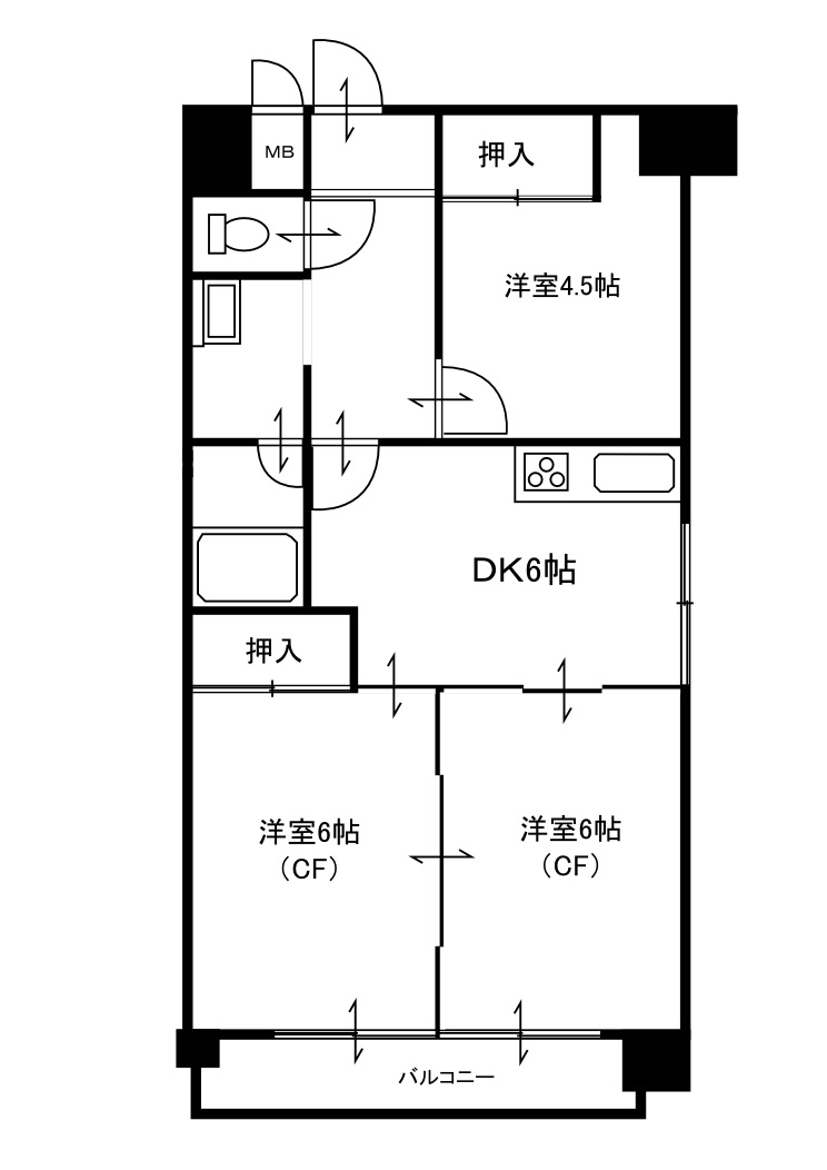 【芳賀興産ビルの間取り】