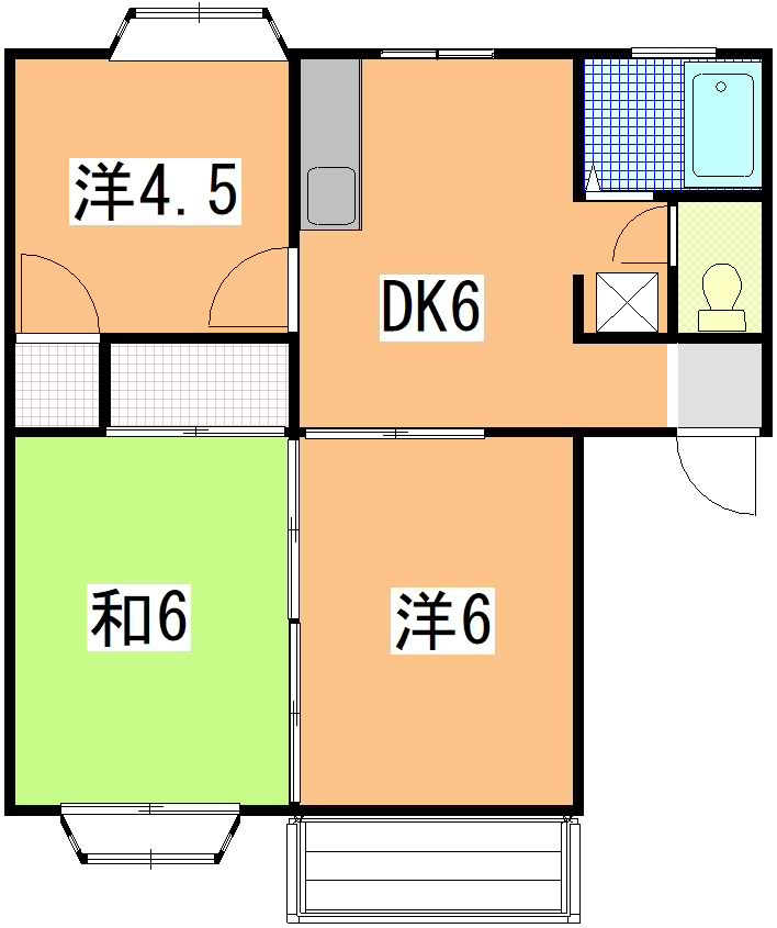 FTハイツの間取り