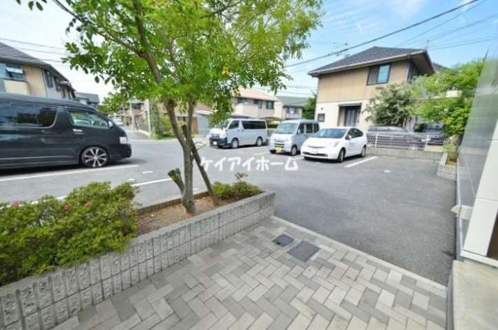 駐車場　眺望