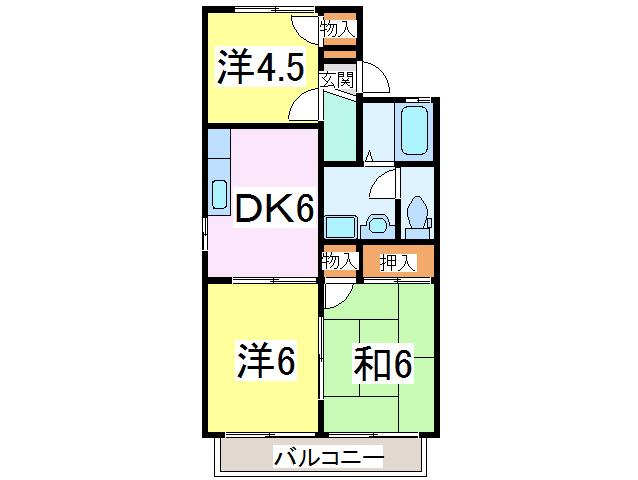 プレミールハイツ五番館の間取り