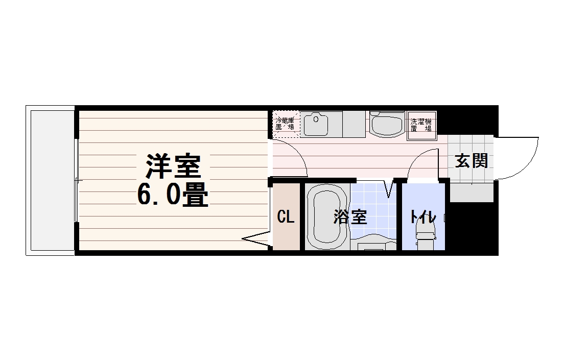 ジュネスシティ駅前の間取り