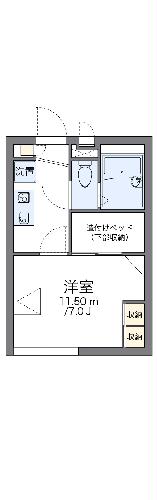 レオパレスヴィクトワールの間取り