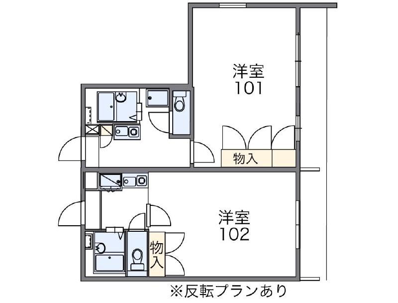 レオパレスドリームの間取り