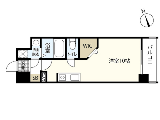 広島市安佐南区大塚西のマンションの間取り