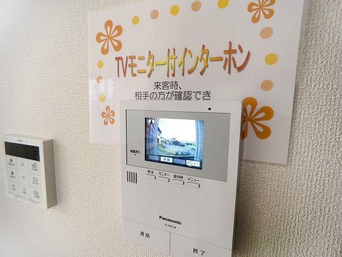 セキュリティ　カメラ付きインターホン