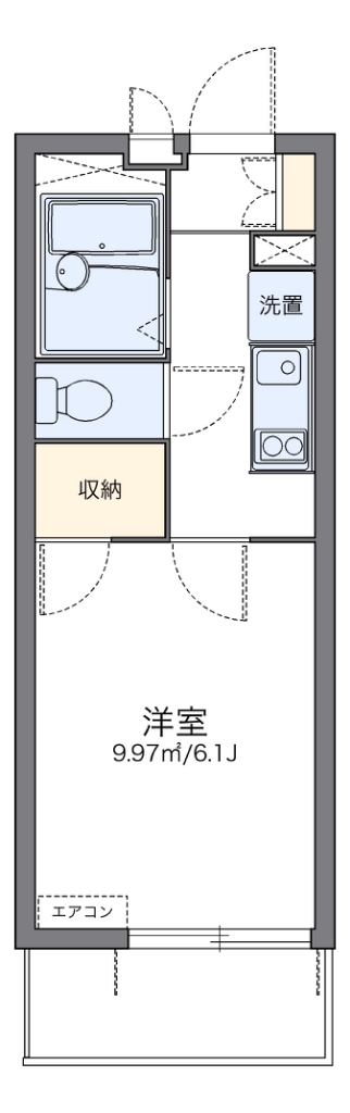 尼崎市長洲西通のマンションの間取り