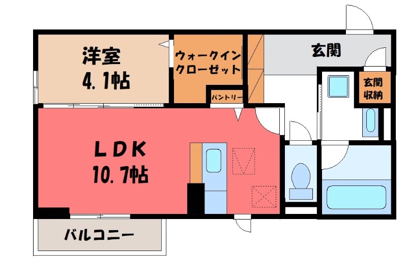 D-SOUTHの間取り