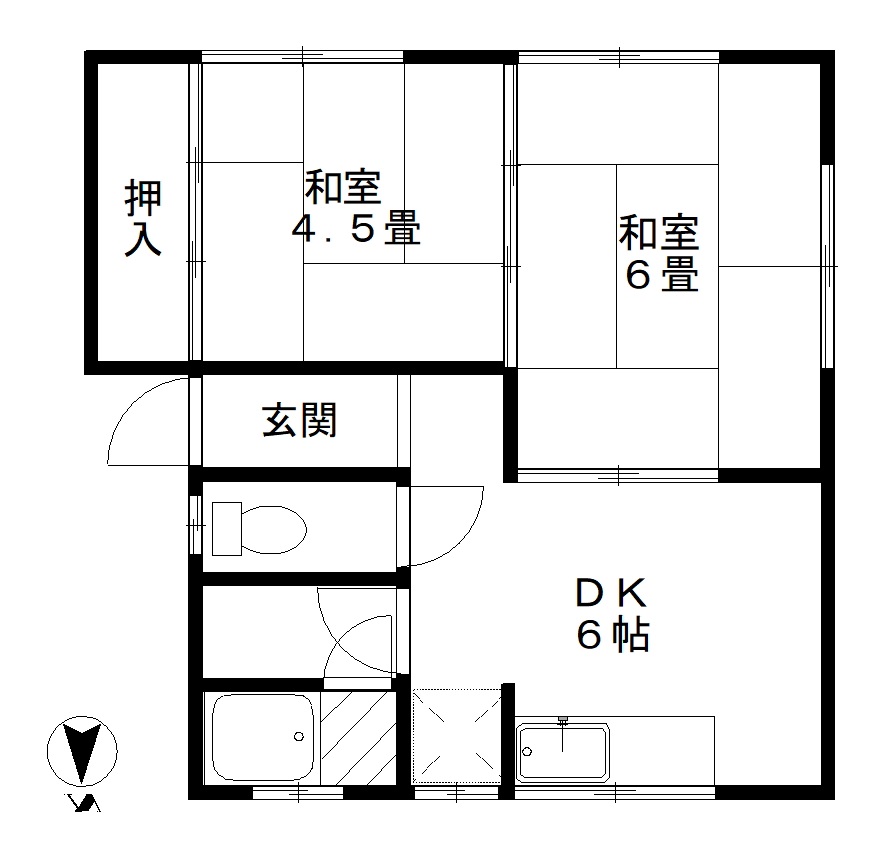 酒井文化住宅の間取り