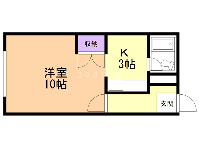 マンションなかのの間取り