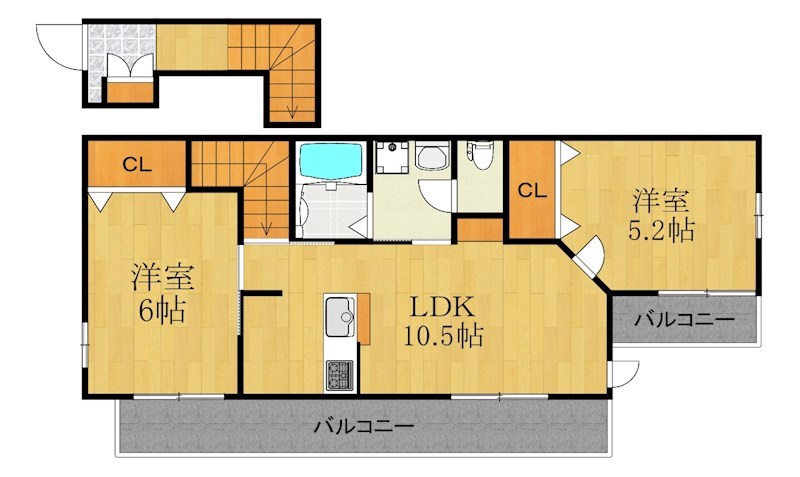 エルフズマンションの間取り