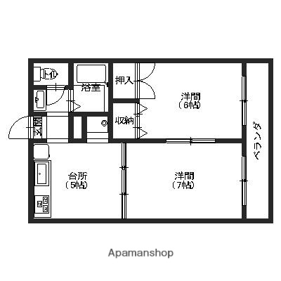 ドリームハウスＮＡＫＡＭＵＲＡの間取り