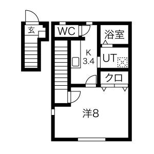 Premiere水沢(プリミエール)Iの間取り