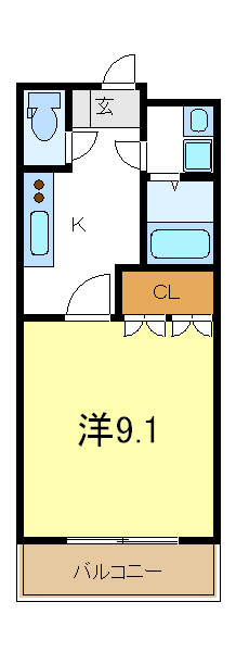 ビアンヒルズの間取り