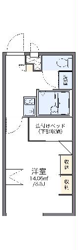 レオパレスＧｌｕｃｋの間取り