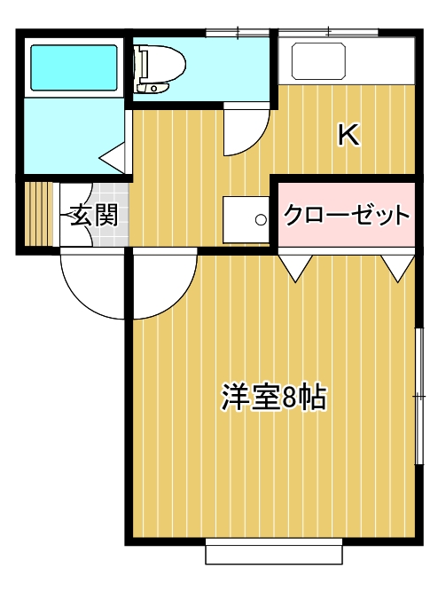 ミニーハウスBの間取り