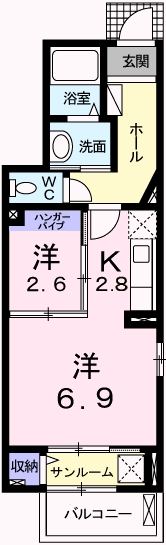 ココス・ガーデンIIの間取り