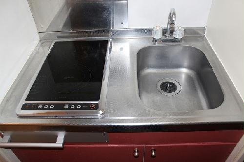 キッチン　２口電気コンロ